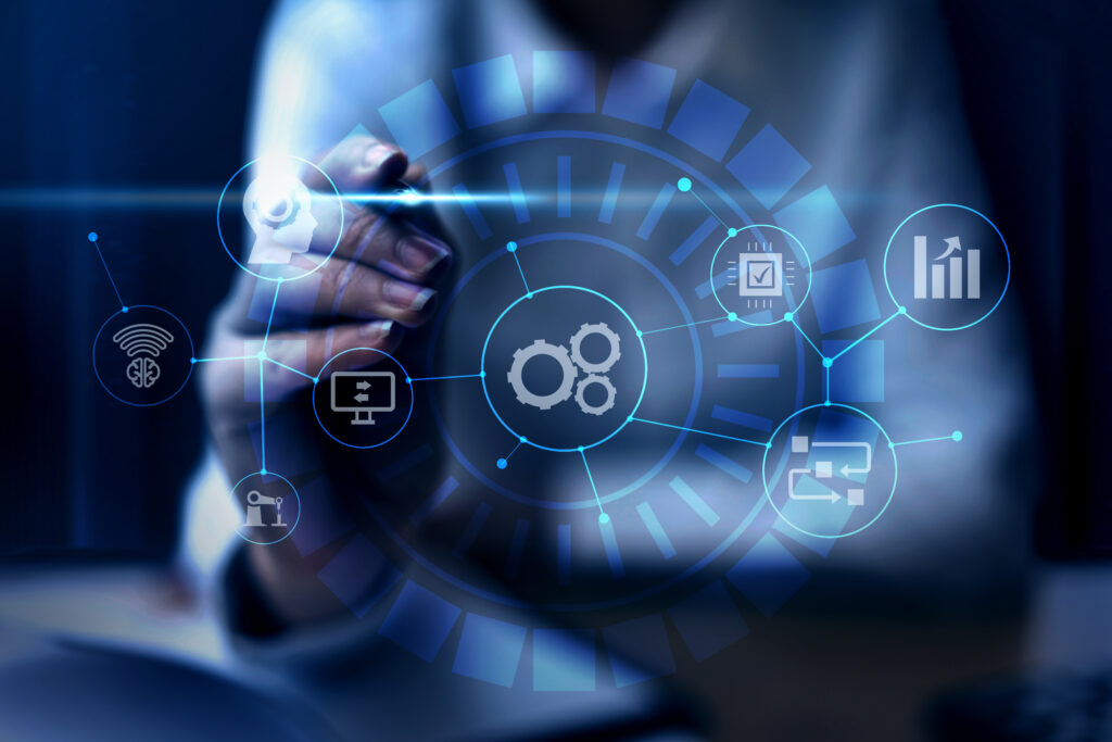 Kubernetes automation and digital innovation concept
